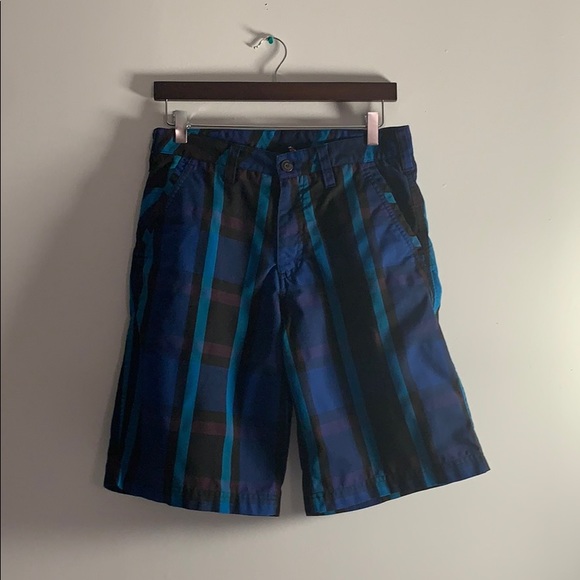 Element Shorts Size 30 Blue Striped - Picture 2 of 6